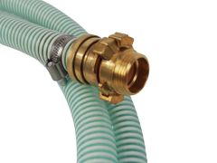 Saugschlauch 5m 1 Zoll f�r Rammbrunnen mit Saug Schnellkupplung zwischen Pumpe - Pumpenstock