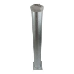 Pegelrohr 139mm voll verzinkt mit Kappe fr Grundwassermessstelle