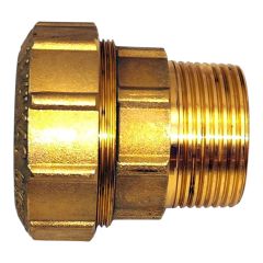 PE Rohr Verschraubung aus Messing 1 1/4" AG - 40 mm