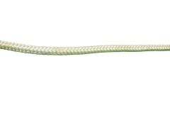 B Ware Polyester Flechtschnur 8mm weiss 7m - Seil f�r Kiespumpe oder Plunscher B31