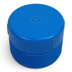 PVC Deckel DN 125 mit Au�engewinde - Verschluss f�r Brunnenrohre